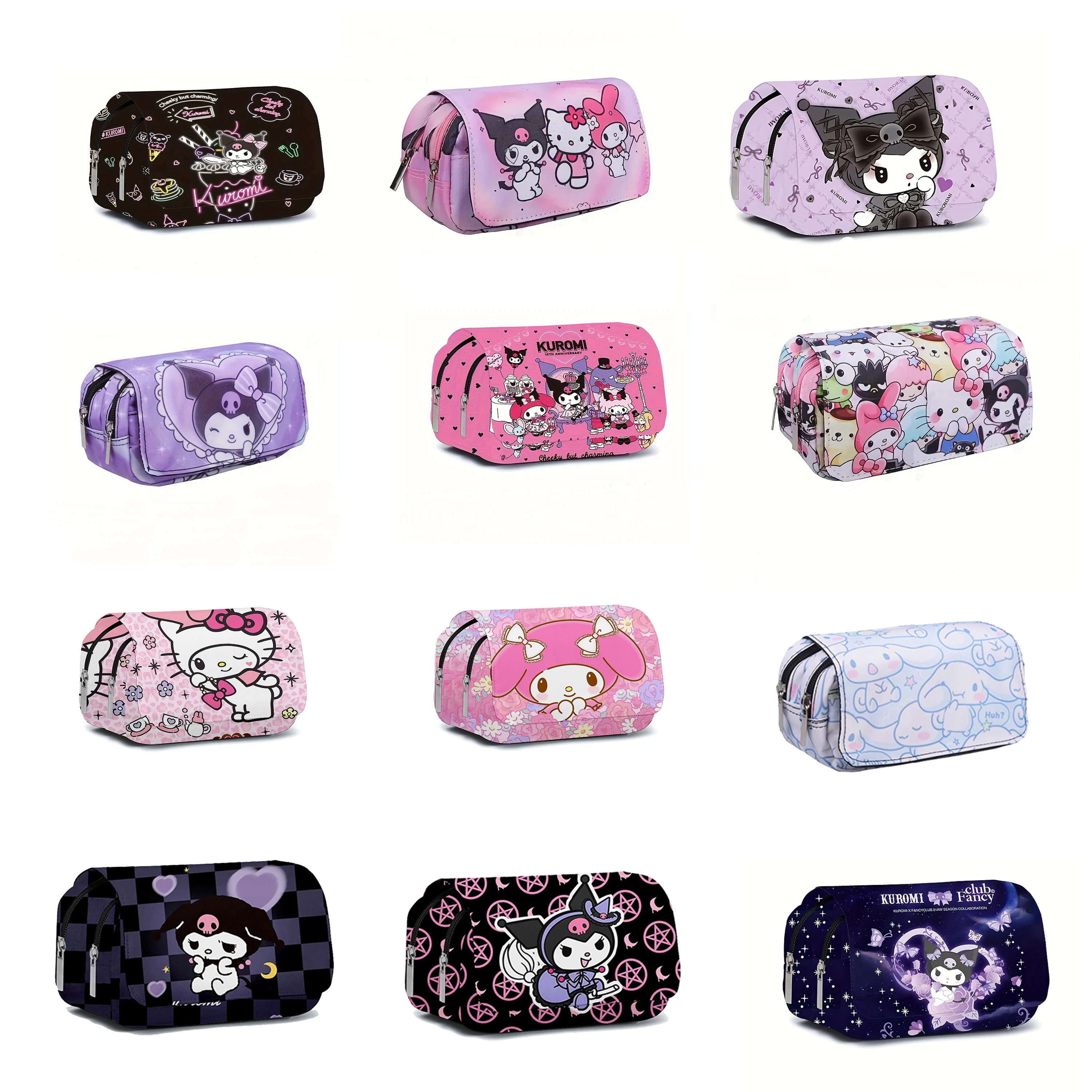 

Creative Sanrio Pencil Pouch Large Capacity Pencil Pouch Students Back to School Gift Study Stationery Opening Season Gift