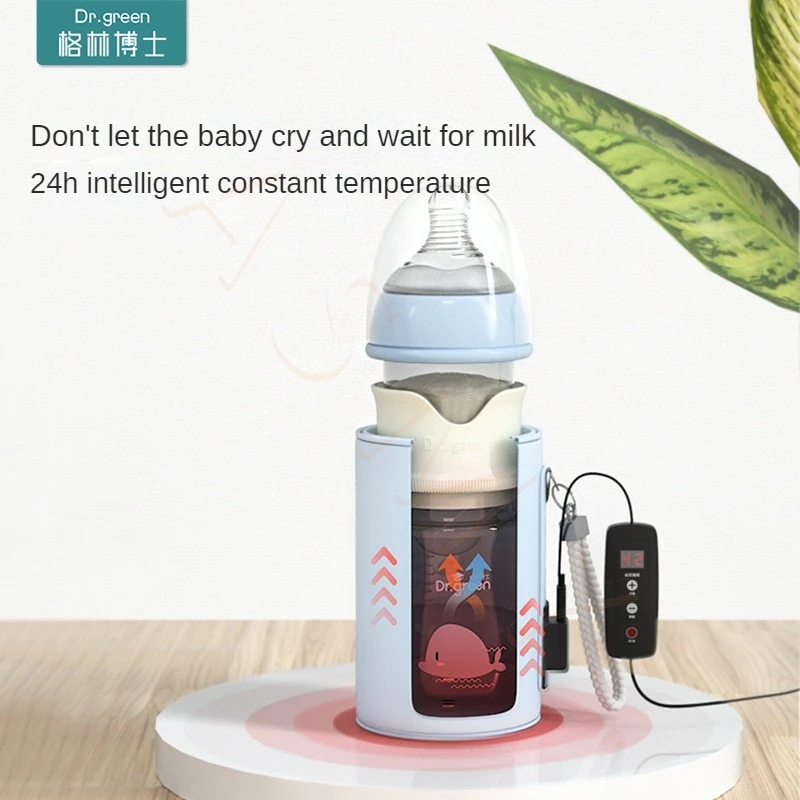 Dr.Green  USB Universal Smart thermostat for 150mL-300mL newborn baby bottles Removable/washable Easy to carry outside