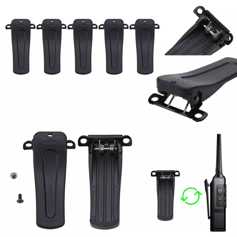 

10PCS BaoFeng Two Way Radio Belt Clip for BF-666S BF-777S BF-888S Retevis H777 Walkie Talkie Back Clamp BaoFeng Accessories