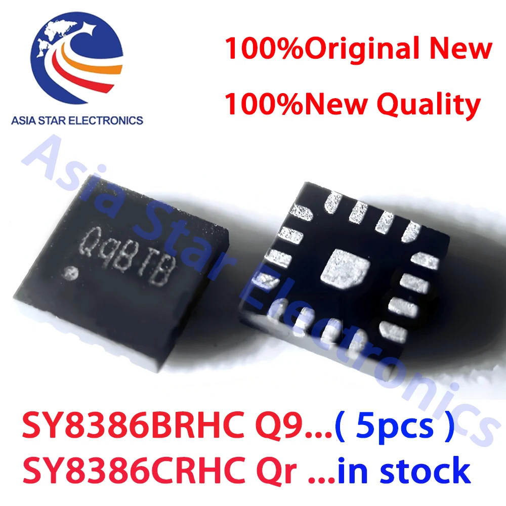 (5piece)100% New SY8386BRHC SY8386B QqAZB QqBTB Q9A.. SY8386CRHC QrDDA QrFGC Qr... QFN-16