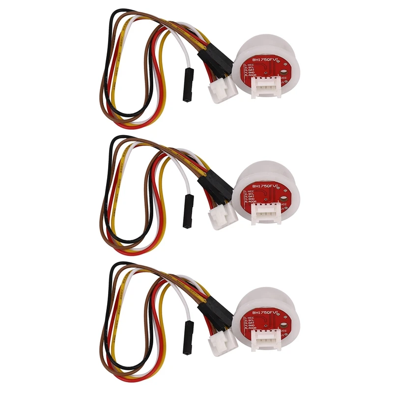 

3X Bh1750 Bh1750fvi Chip Light Intensity Light Module Light Ball Dc5v For Arduino