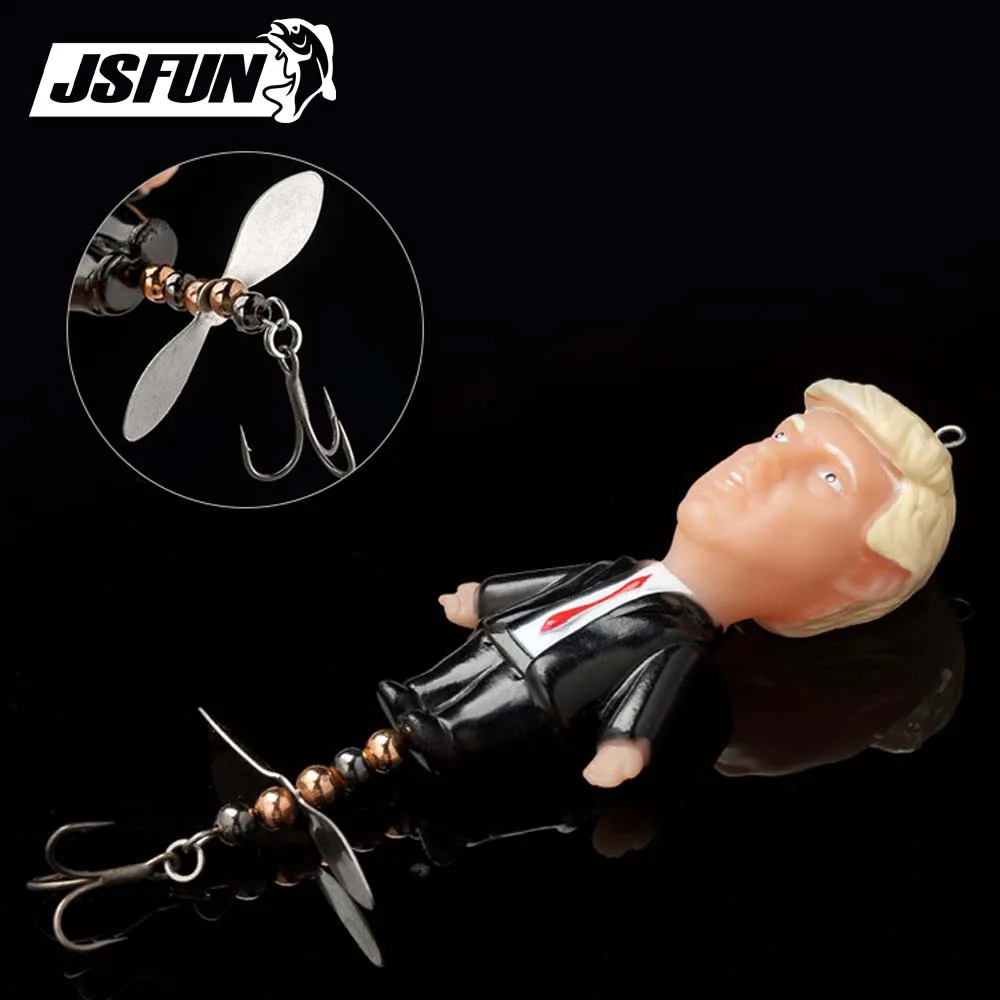 

JSFUN 1 шт., рыболовная приманка, верхняя вода, пропеллерная приманка, жесткий пластик, 150 мм, 20 г, мягкие приманки для рыбалки с героями мультфильмов для окуня, щуки, пресной воды