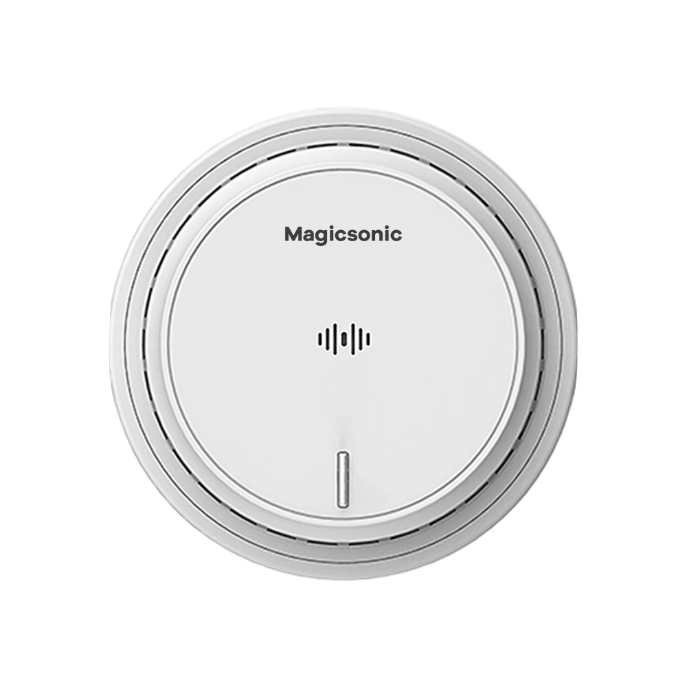 Magicsonic Smoke detectors, 3-Year Battery Smoke Alarm, Photoelectric Fire Alarm with Light/Loud Alarm