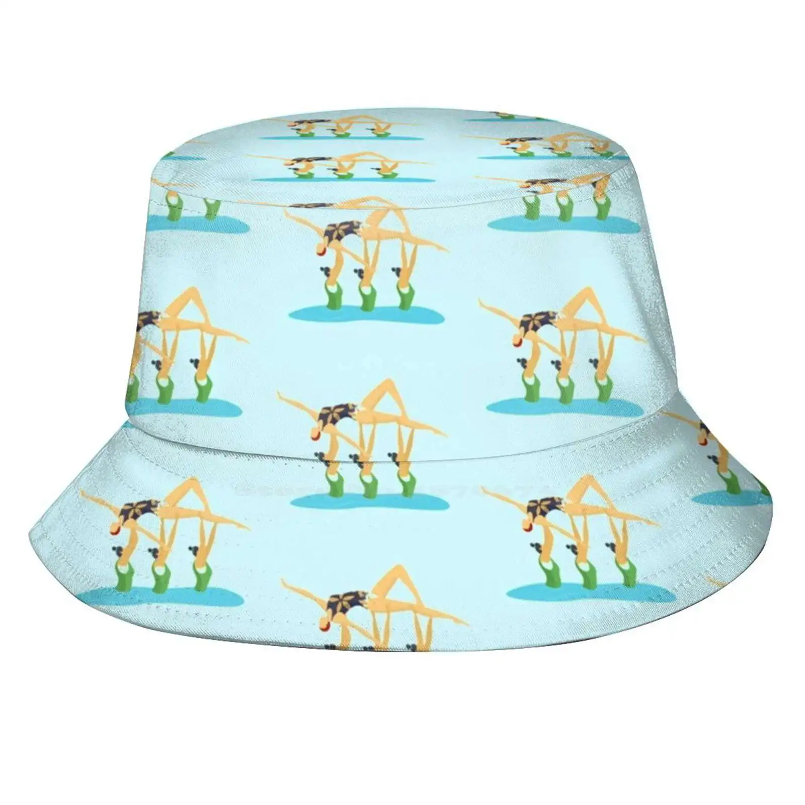 Synchronized Swimming Team. - Artistic Swimming Sun Cap Fisherman Hat Bucket Hats Synchronized Swimming Pink Artistic Swimming