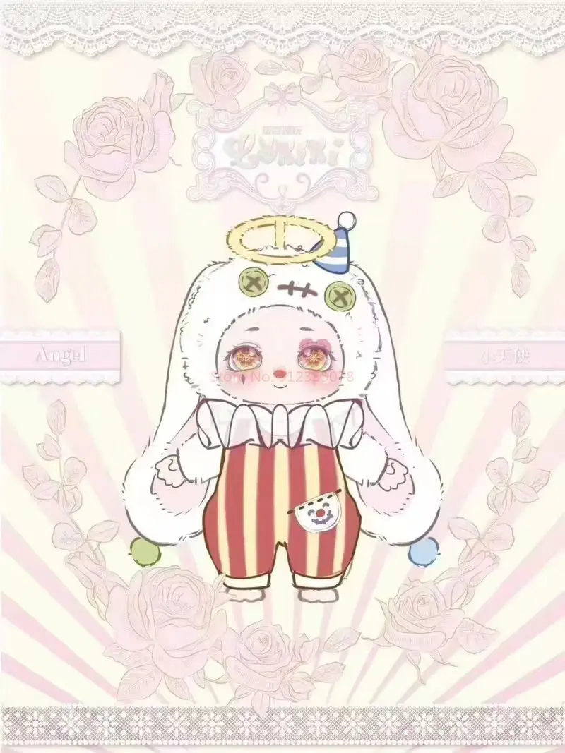 Kawaii Lokiki ฟักทองโครงกระดูกกระต่าย Ghost Cat Angel หัวใจแขวนสะสมของเล่นตัวเลขอินเทรนด์ภาพเคลื่อนไหวอนุพันธ์