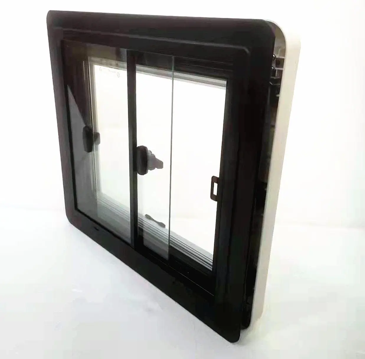 

900X550mm Motorhome Parts Flat Tempered Glass Aluminum Outer Frame Caravan Window With 3C Certification For Rv