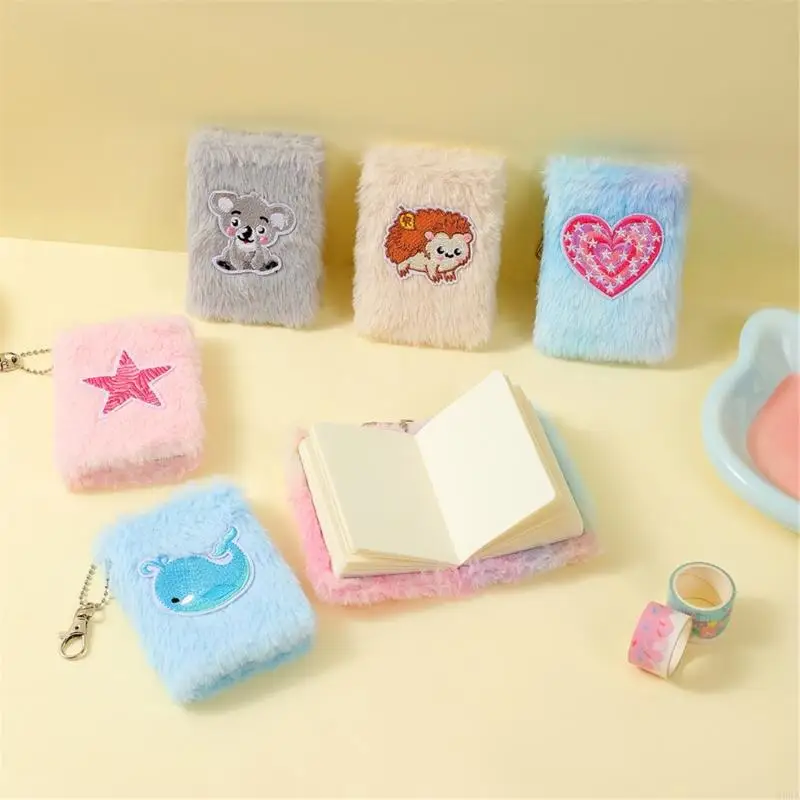 

Mini Plush Writing Pad Ergonomic Pocket Notebook Recycled Paper Notepad For Offi