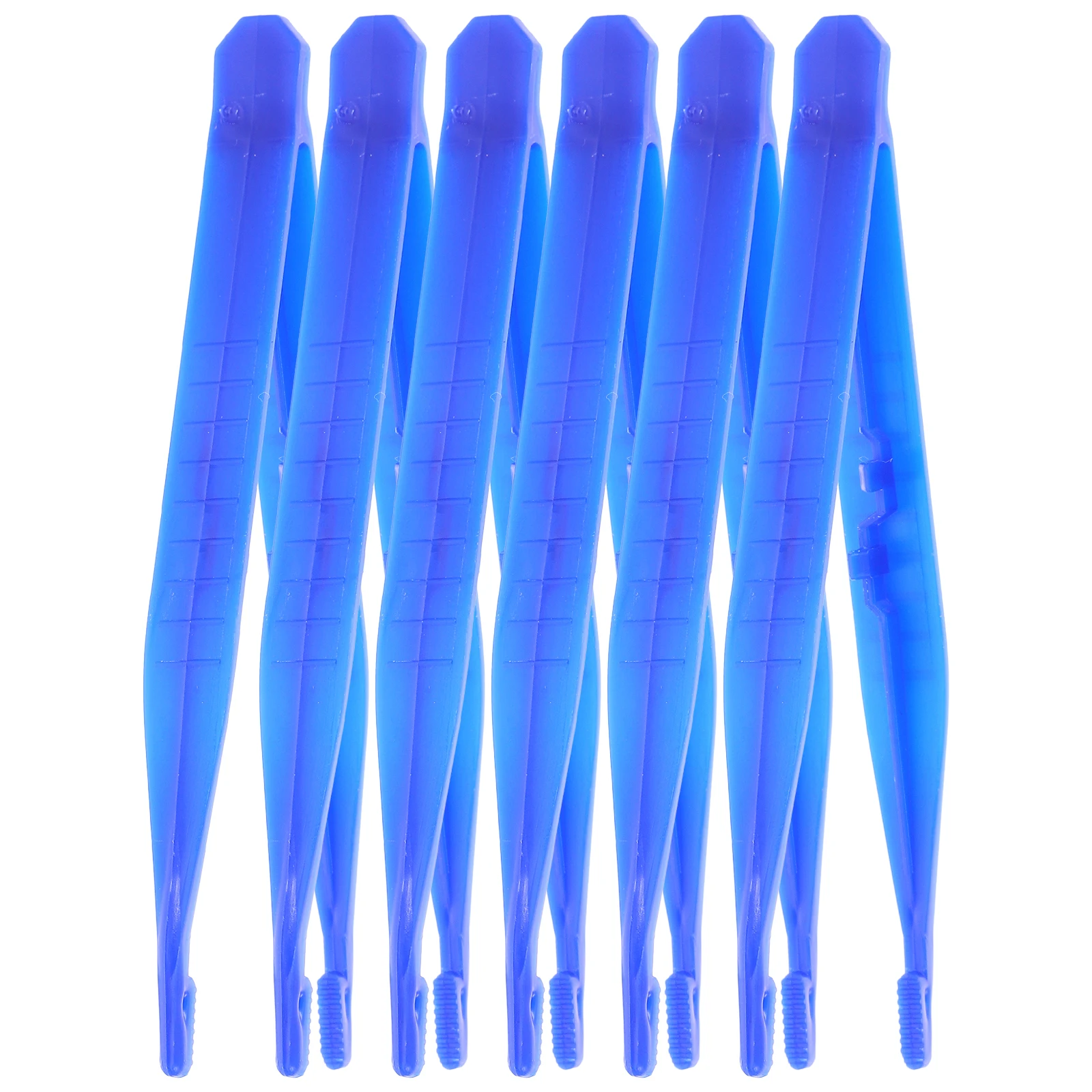 

6pcs Plastic Tweezers Reptiles Feeding Clip Tool Lizard Snake Scorpion Gecko Supplies Pet Insect Box Accessories