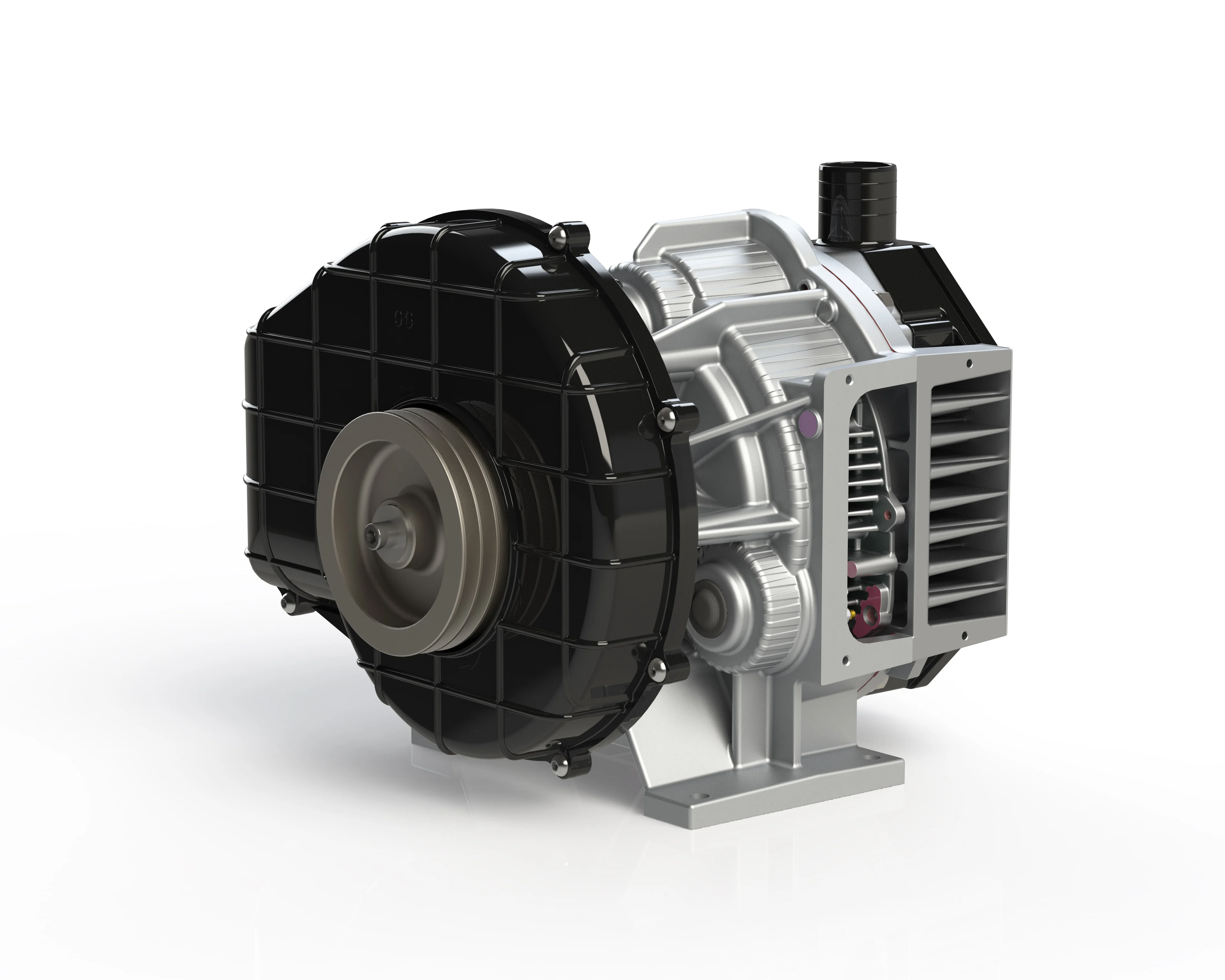 5.5 kW G07T 4 Bar Low Pressure Silent Oil Free Scroll Air Oxygen Compressor Belt Driven Air End