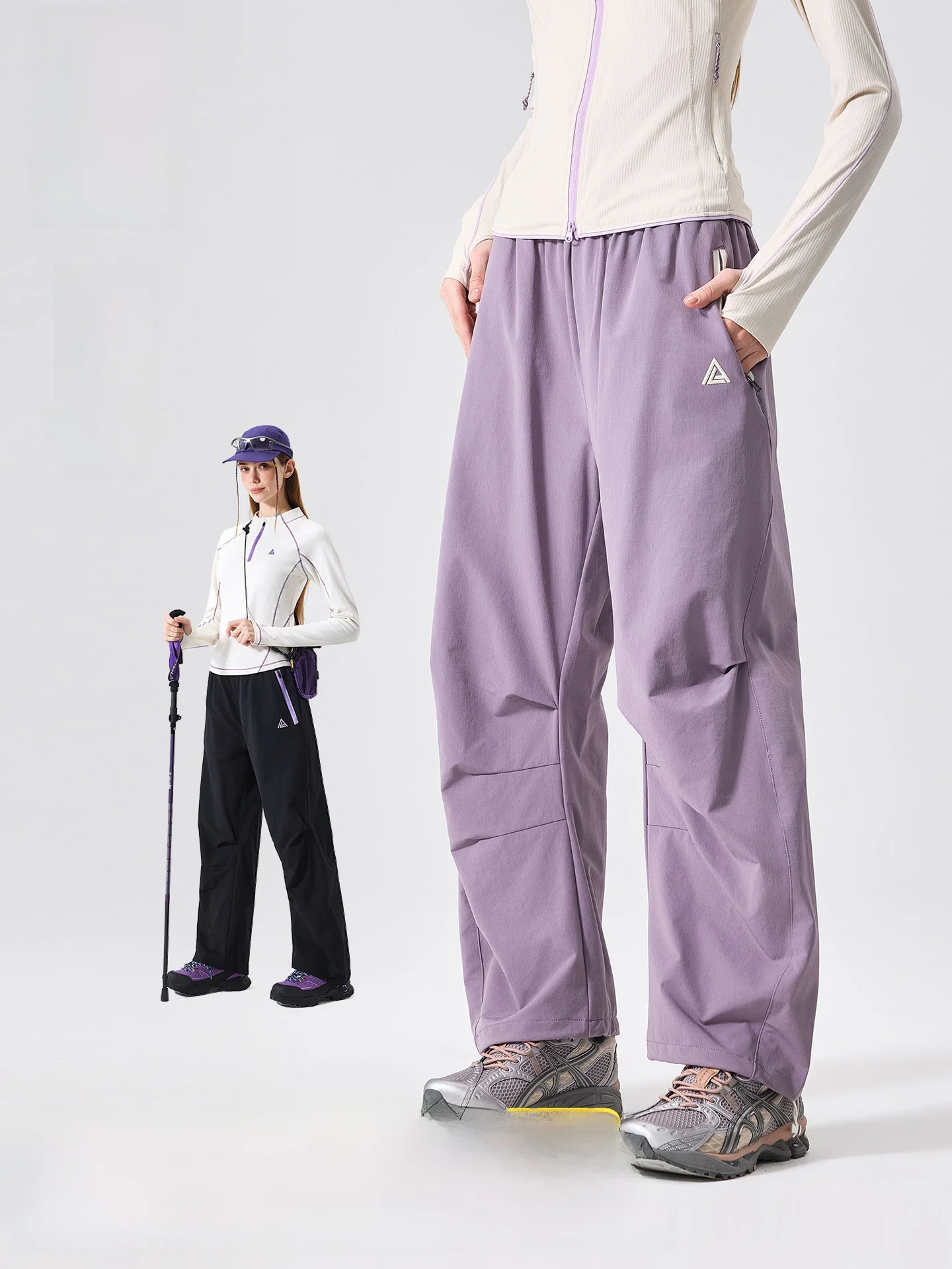 LAZY DAY Outdoor Waterproof Hiking Trousers Women's Autumn Winter Functional Walking Wear Resistant Sports Workwear Pants