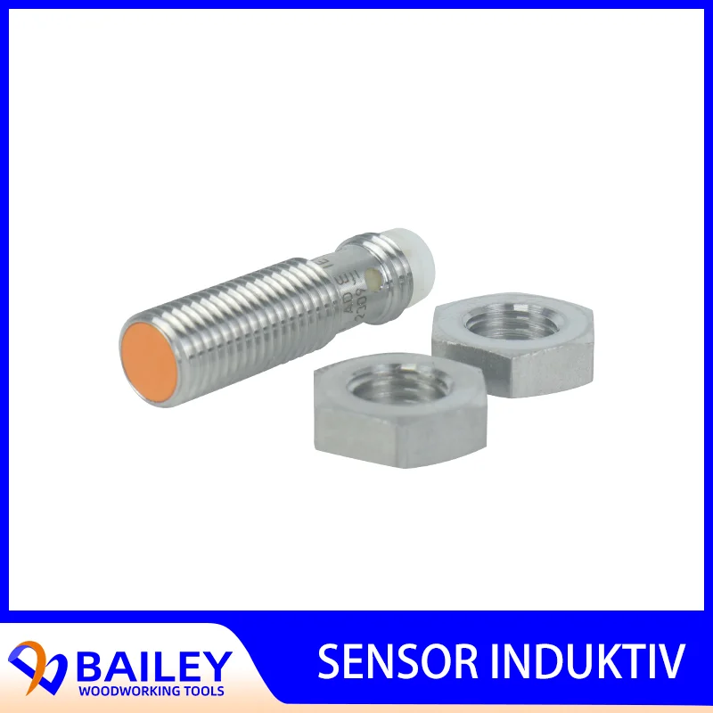 Bailey 5pcs 4-008-61-1101 original sensor induktiv m12x1 l 44 56 sn 4 no für holzma hpp hpl hkl holz bearbeitungs werkzeug