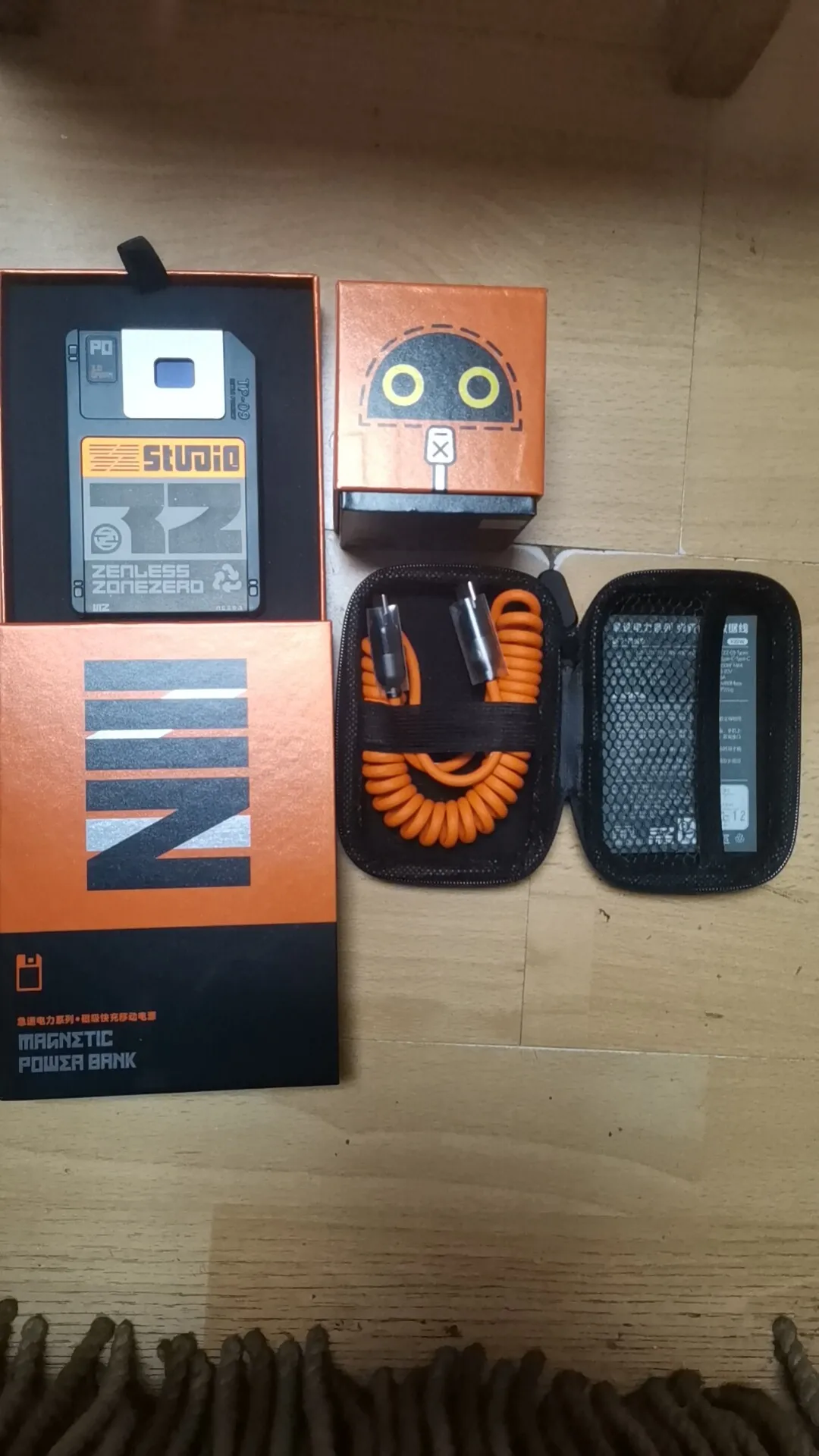 Cotton Doll for Original ZZZ Zenless Zone Zero Bangboo Spring fast charging data cable Mihoyo Bangboo Pendant keychain