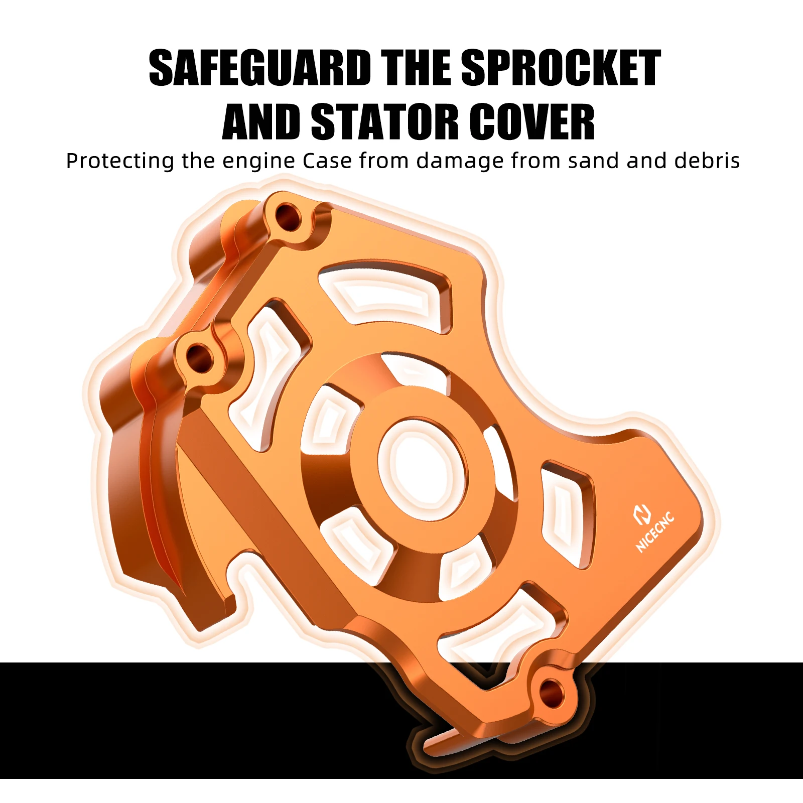 Front Sprocket Cover For KTM 990 Adventure/R/S 990 LC8 Adventure 950 Adventure/S 950 990 Supermoto 990 SMR SMT 990	Super Duke R