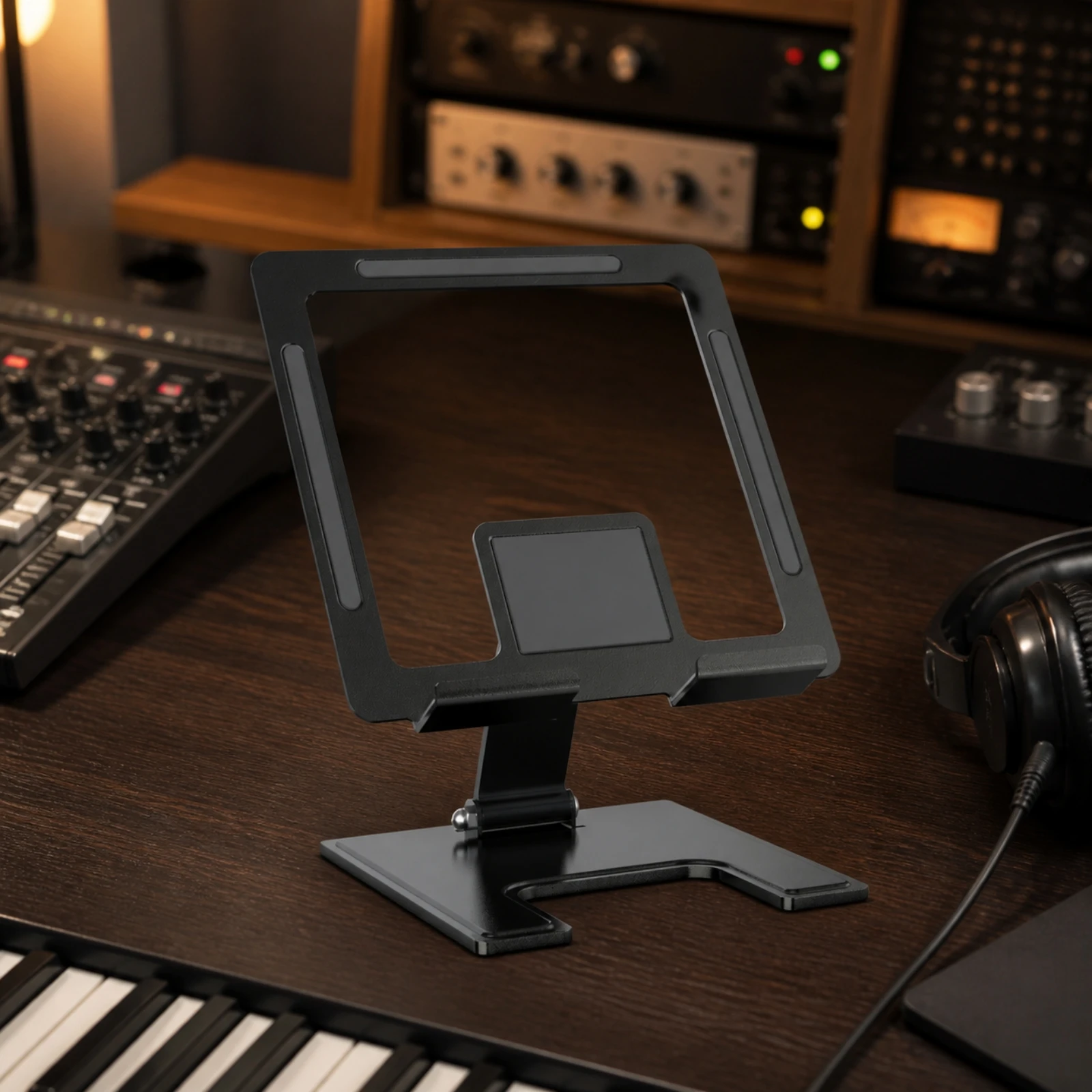 Foldable Tablet Stand 360-Degree Rotation Rotating Tablet Stand Holder Non-Slip Portable for Desk, Videoconference Calls