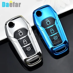 3 Buttons TPU Car Remote Key Case Cover for Ford Figo 2017 Mondeo 5 Ecosport Puma 2020 Fiesta Mk8 Everest Ranger Shell Fob