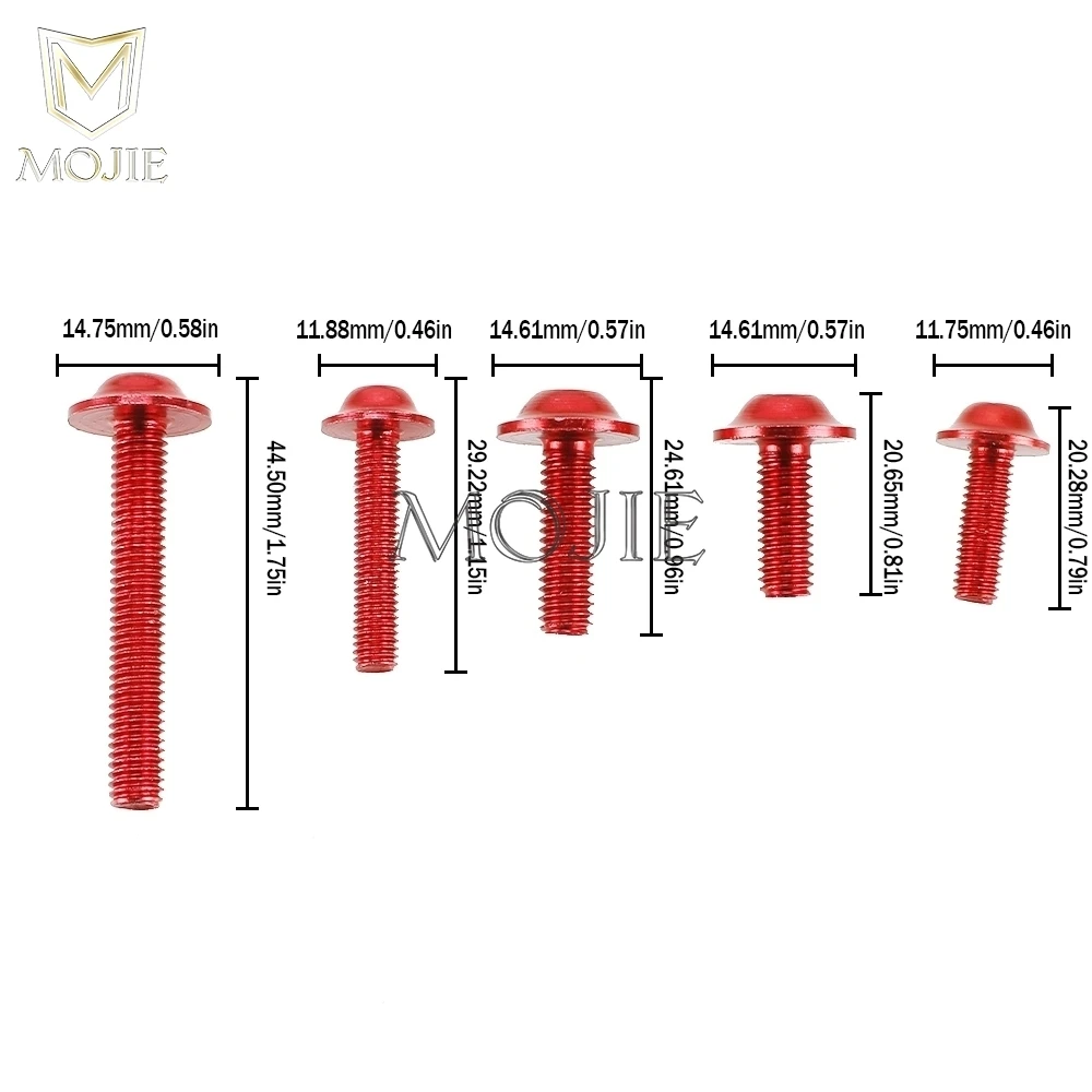 لكاواساكي GPZ250 GPZ500S GTR1400 كونكور H2 H2R نينجا فولكان S 650 1 مجموعة كاملة دراجة نارية هدية البراغي مسامير المكسرات كليب