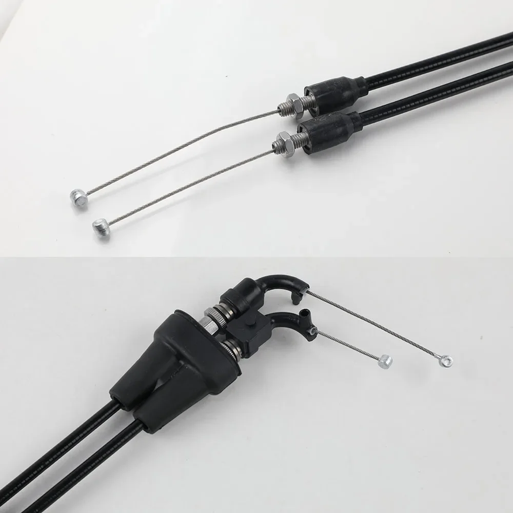 For KTM SXF XCF 250 350 450 EXCF 250 350 HUSQVARNA FC FE FS FX Motorcycle Throttle Cable Accelerator Pull Line Fuel Pipes Steel