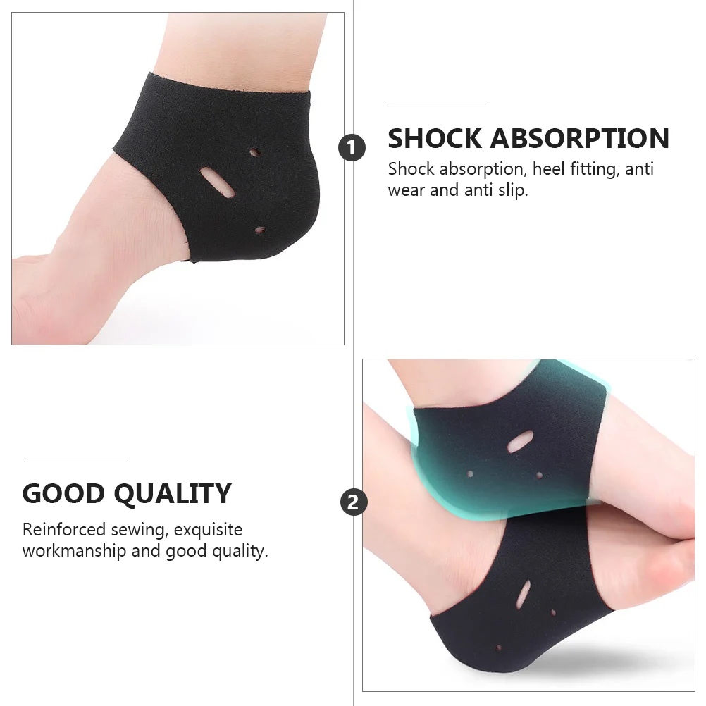 5 Pairs Heel Cover Protection Protective Support Cushion Pad Keep Warm Cloth Ankle