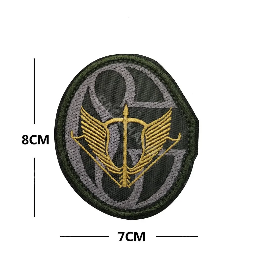 Team Embroidered Fabric Patch Arm Patch Backpack Patch Badge Russian Embroidery  Tactical Patches Hook and Loop DIY