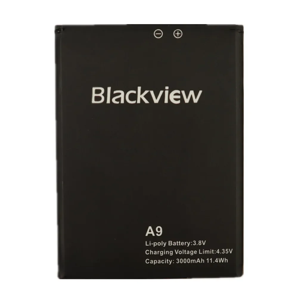 3000mAh Original Battery For Blackview A9 Pro A9Pro Smart Mobile Phone Genuine Replacement Bateria Batteries Fast Deliver