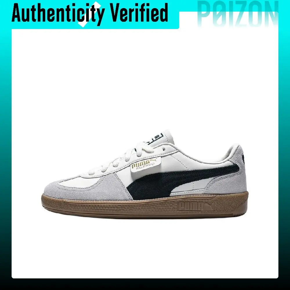 PUMA Palermo Lth Low top German Army Trainers Unisex White 396464-22