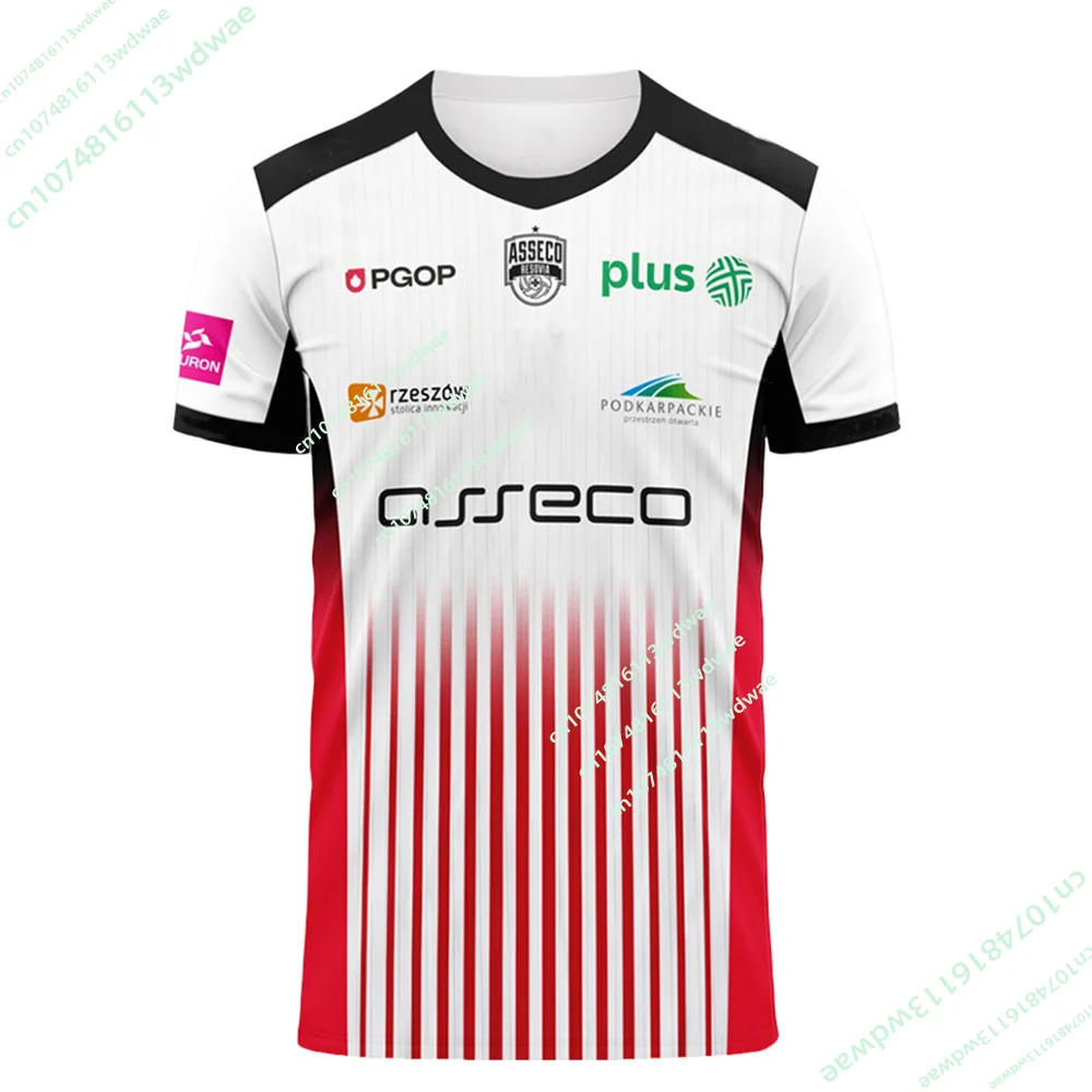 

Новинка 2026: Футболка Asseco Resovia для волейбола (Польша), повседневная, мужская и детская, быстросохнущая, специальная форма для волейбольной команды, для чирлидинга