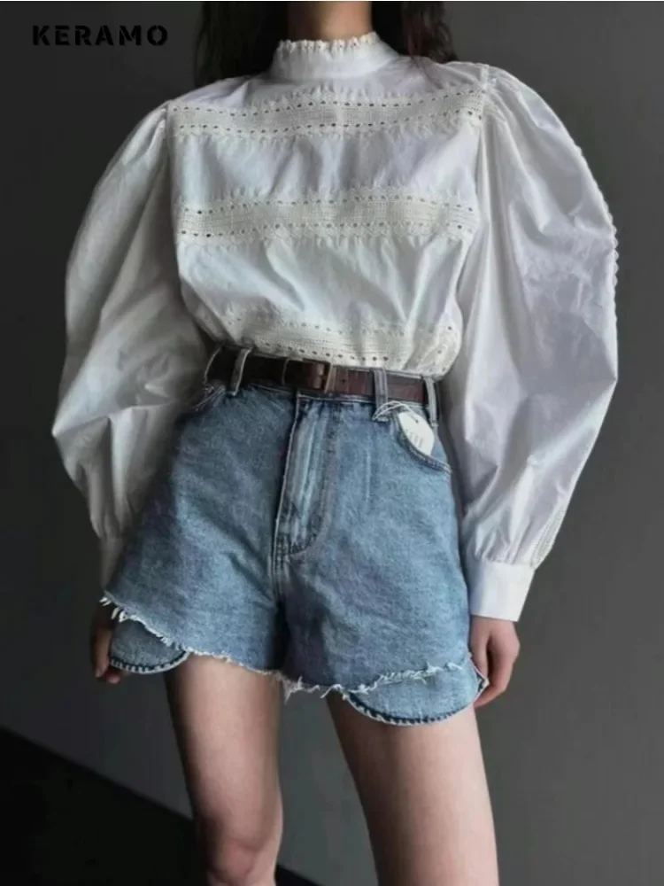 

Hotsweet 2000S Blue Sheath Denim Shorts High Waist Casual Sexy Slim Fit Jean Street Women's Y2K Fashion Harajuku Style Shorts