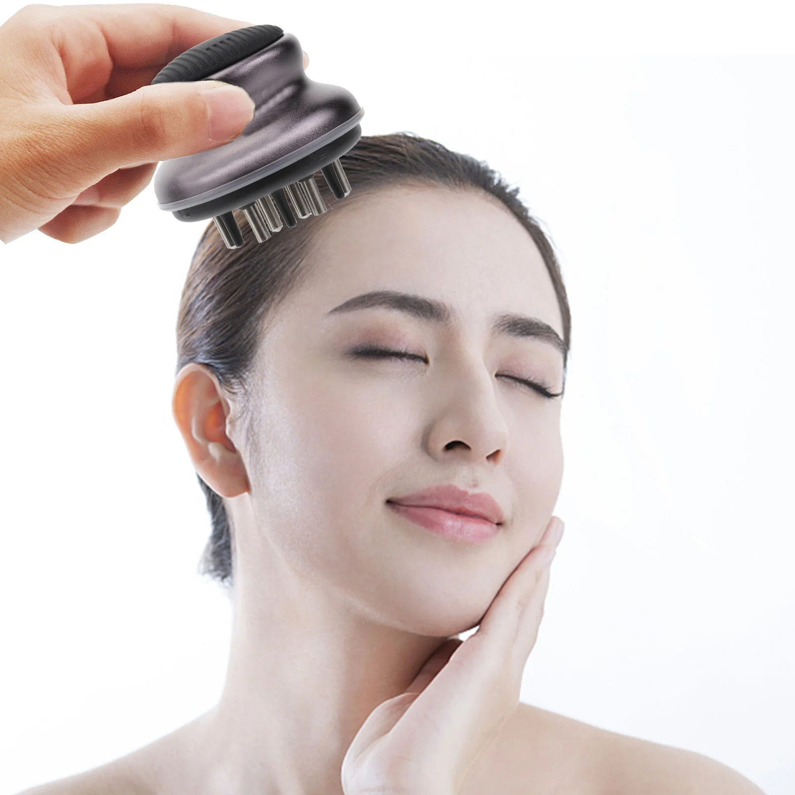 

Расческа-аппликатор для массажа кожи головы, гладкая, прочная, герметичная, для равномерного нанесения сыворотки, инструмент для лечения роста волос, уход за кожей головы