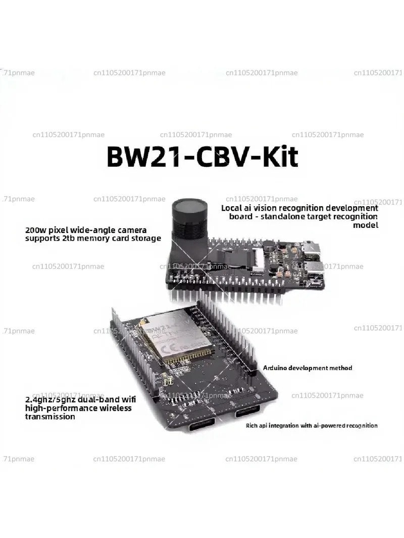 AI-Powered Vision Module with Dual-Band WiFi/BT & Camera for Edge Computing
