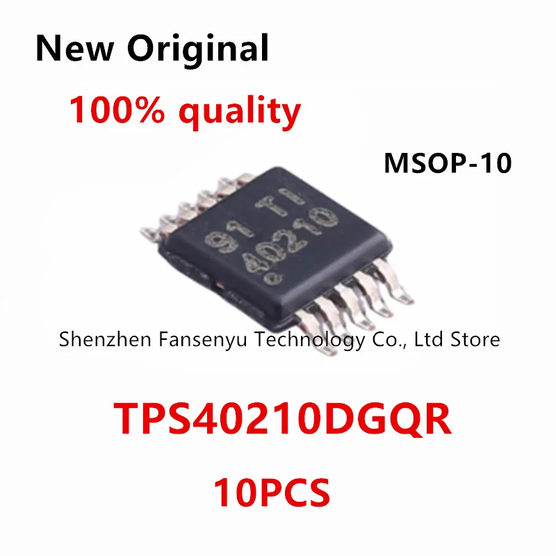 (10piece)100% New TPS40210DGQR TPS40210 40210 msop-10 Chipset.