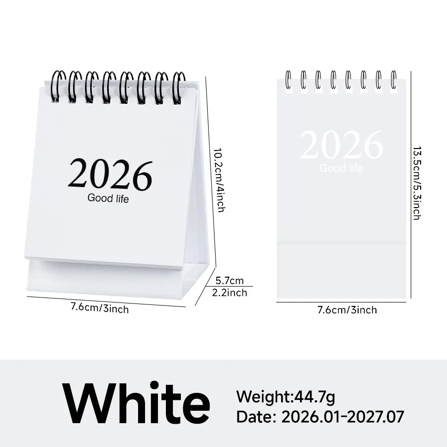 تقويم صغير لعام 2016، زخرفة سطح المكتب Morandi، كتاب خطة التقويم الملف الإبداعي #2