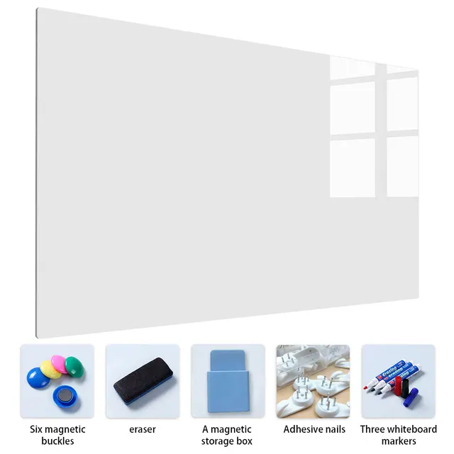 Magnetic White Board Sticker Include Marker Magnet Eraser Wall Dry Erase Board Erasable Surface Magnetic Dry Erase Whiteboard 4 Magnetic White Board Sticker Include Marker Magnet Eraser Wall Dry Erase Board Erasable Surface Magnetic Dry Erase Whiteboard 4