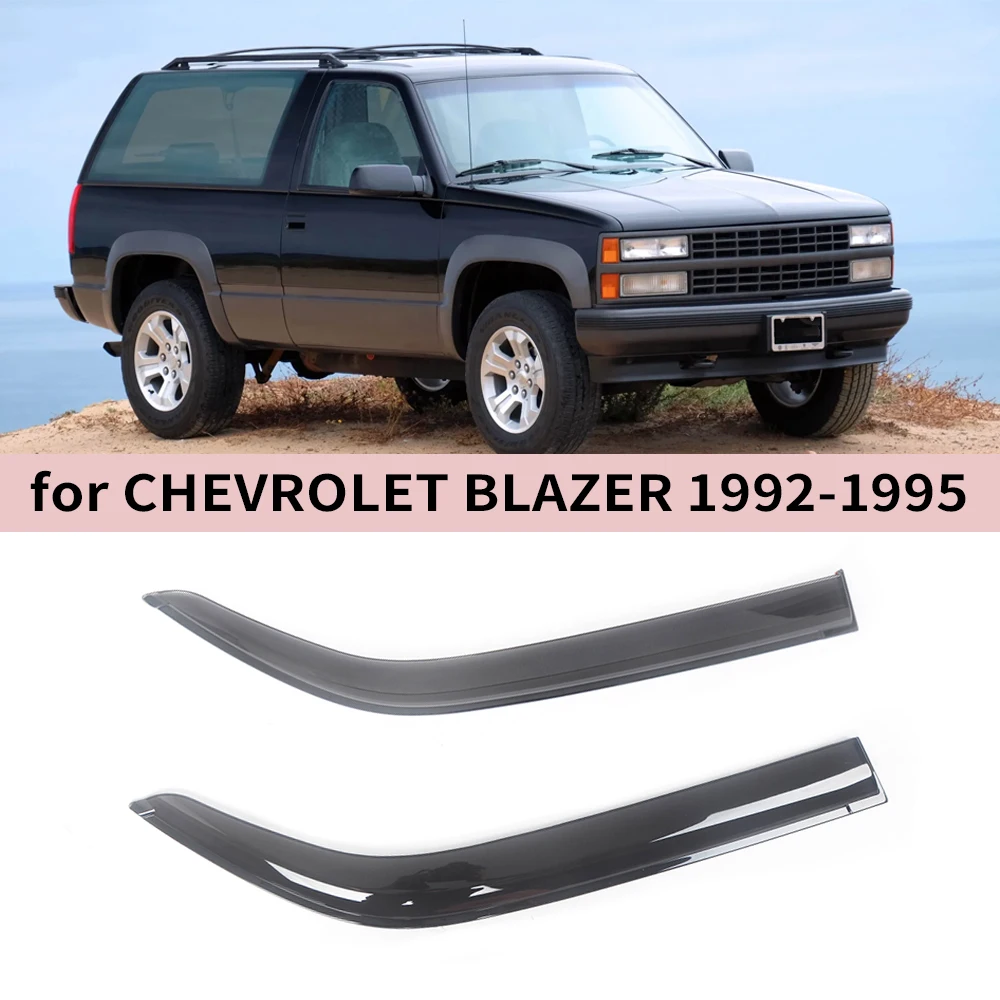 

Window Visor for Chevrolet Blazer 2-DOORS 1992 1993 1994 1995 Wind Deflectors Rain Guards Door Visor Vent Shades Ventvisor