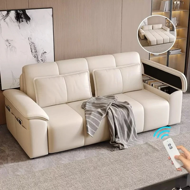 

Smart Modern Electric Sofa Bed Nordic Designer Lounge Puff Living Room Sofa Library Living Room Furniture Canape Salon FYES