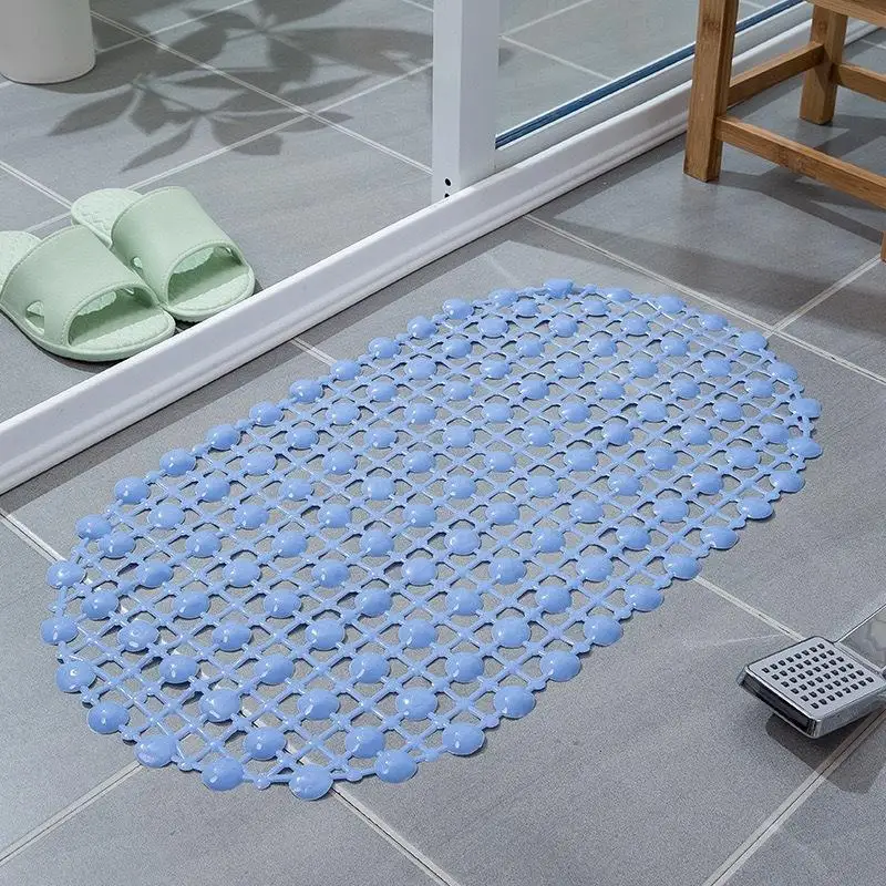 الحمام المضادة للانزلاق حصيرة منع الانزلاق بولي كلوريد الفينيل وسادة غرفة الاستحمام استنزاف وسادة إبقاء المنزل نظيفة دش مكافحة سقوط حصيرة الحمام الكلمة حصيرة #5