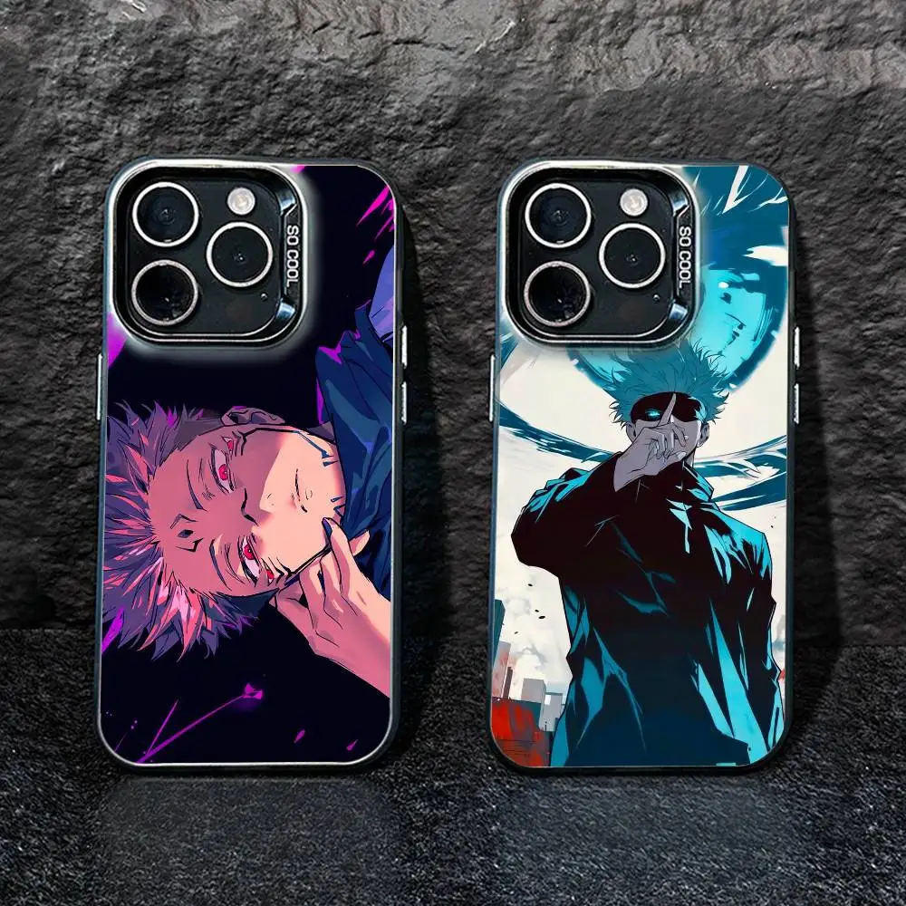 

Jujut-su I-Ichiji K-Kaisen Phone Case For iPhone17, 16,15,14,13,12 Pro Max Black Candy Matte Shockproof Cover