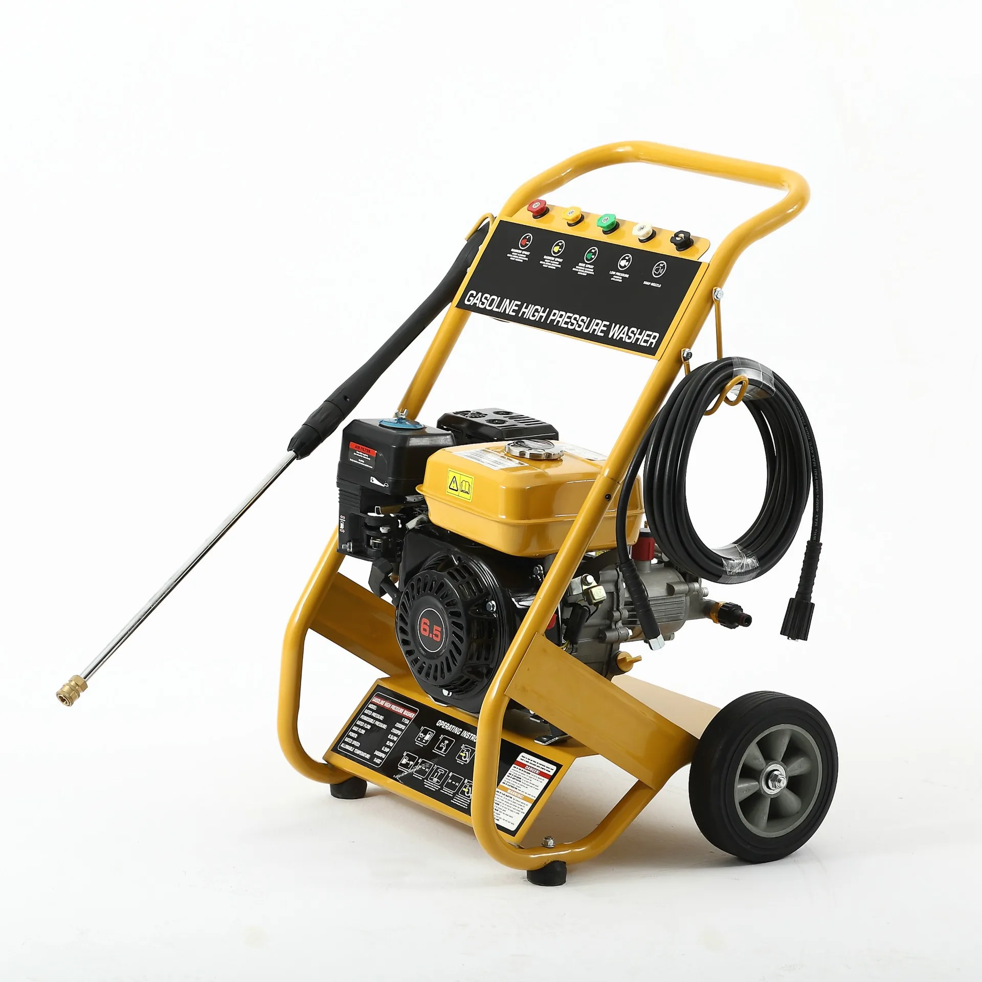 

High pressure cleaner 150bar 2200 psi 9L 6.5HP gasoline high pressure road washing car washer