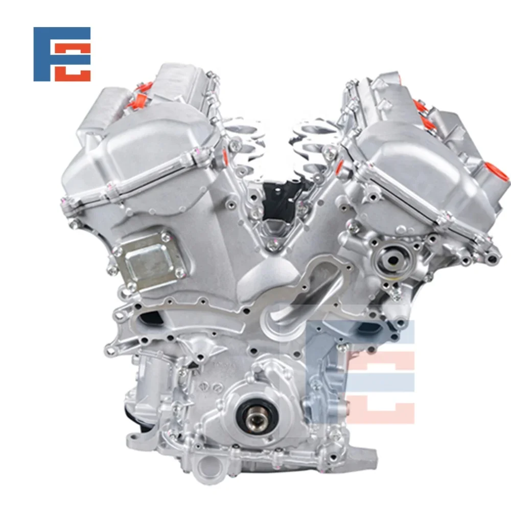 HOT-100% Tested 1GR 1GR-FE Long Block 3955cc Gas Petrol 6 Cylinder Bare Engine For Toyota 4Runner Land Cruiser view 6
