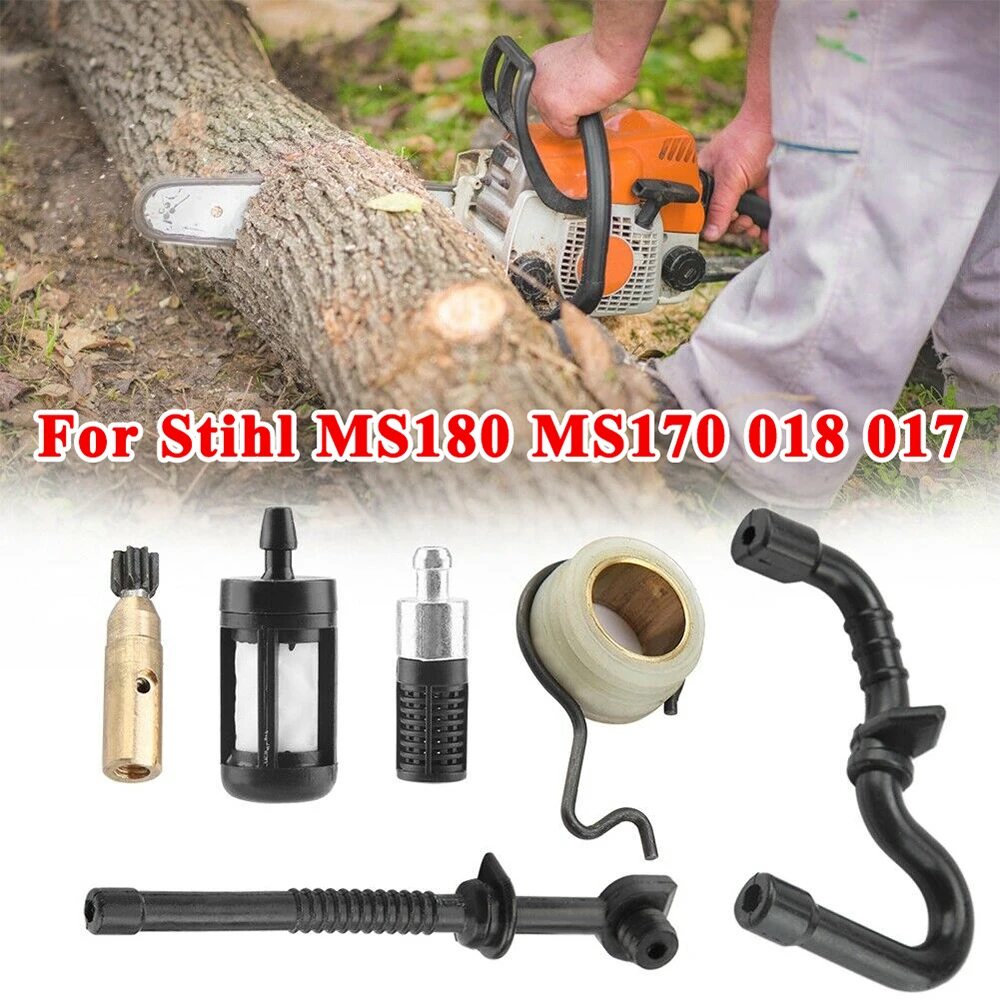 Worm Drive Assembly & Complete Oiling System Kit designed specifically for the chainsaws in the series 018/017