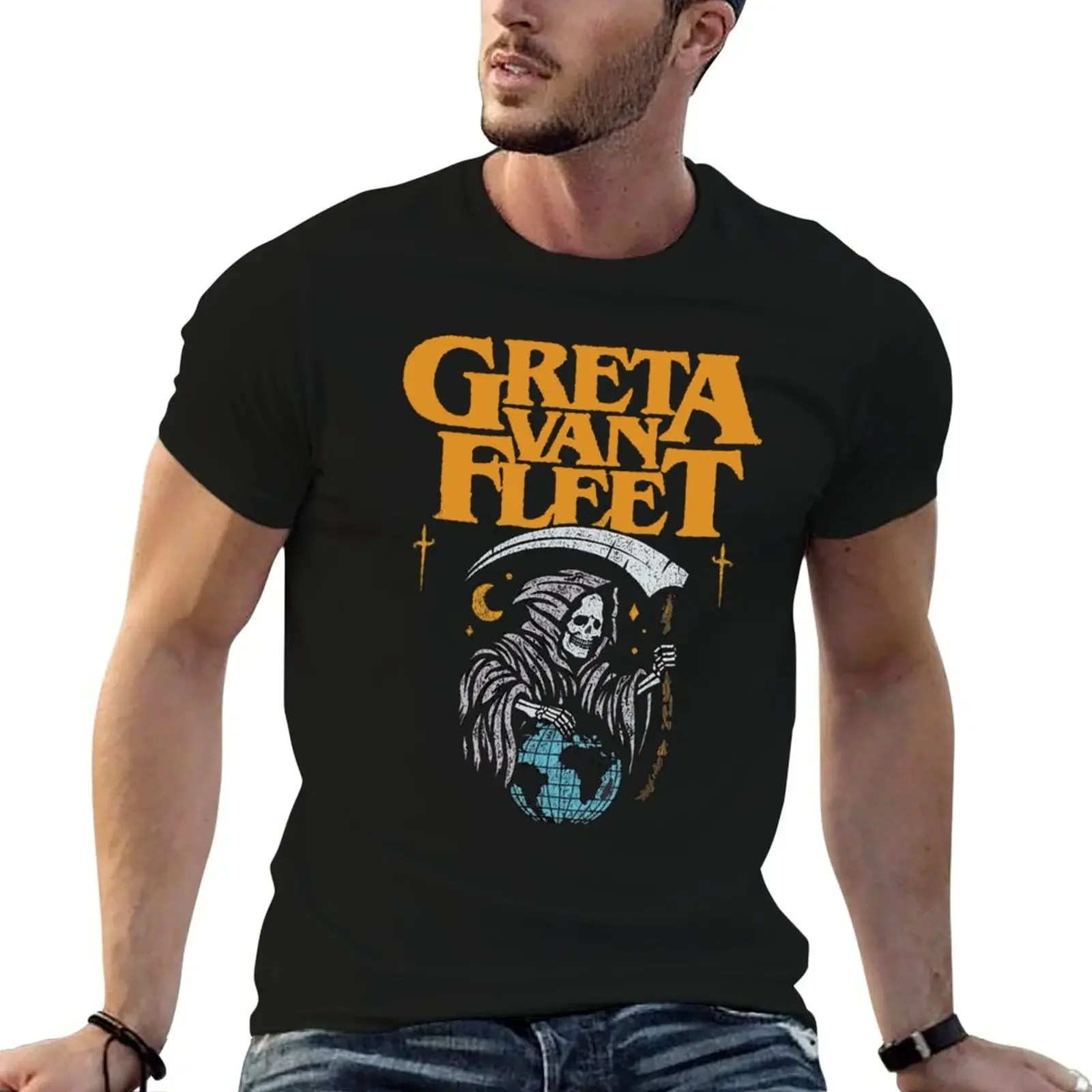 

Greeta van fleet4 Greta Van Fleet Shirt Retro Musical Shirt Greta Van Fleet Rock Band Shirt Boho T-Shirt