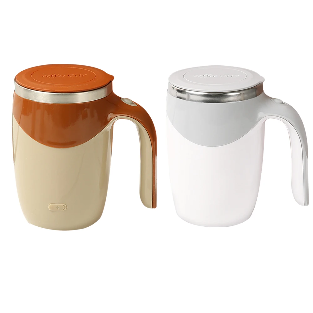 

13oz Automatic Stirring Coffee Mug Leakproof Magnetic Coffee Mug Rechargeable Electric Magnetic Mixing Cup for Home Kitchen