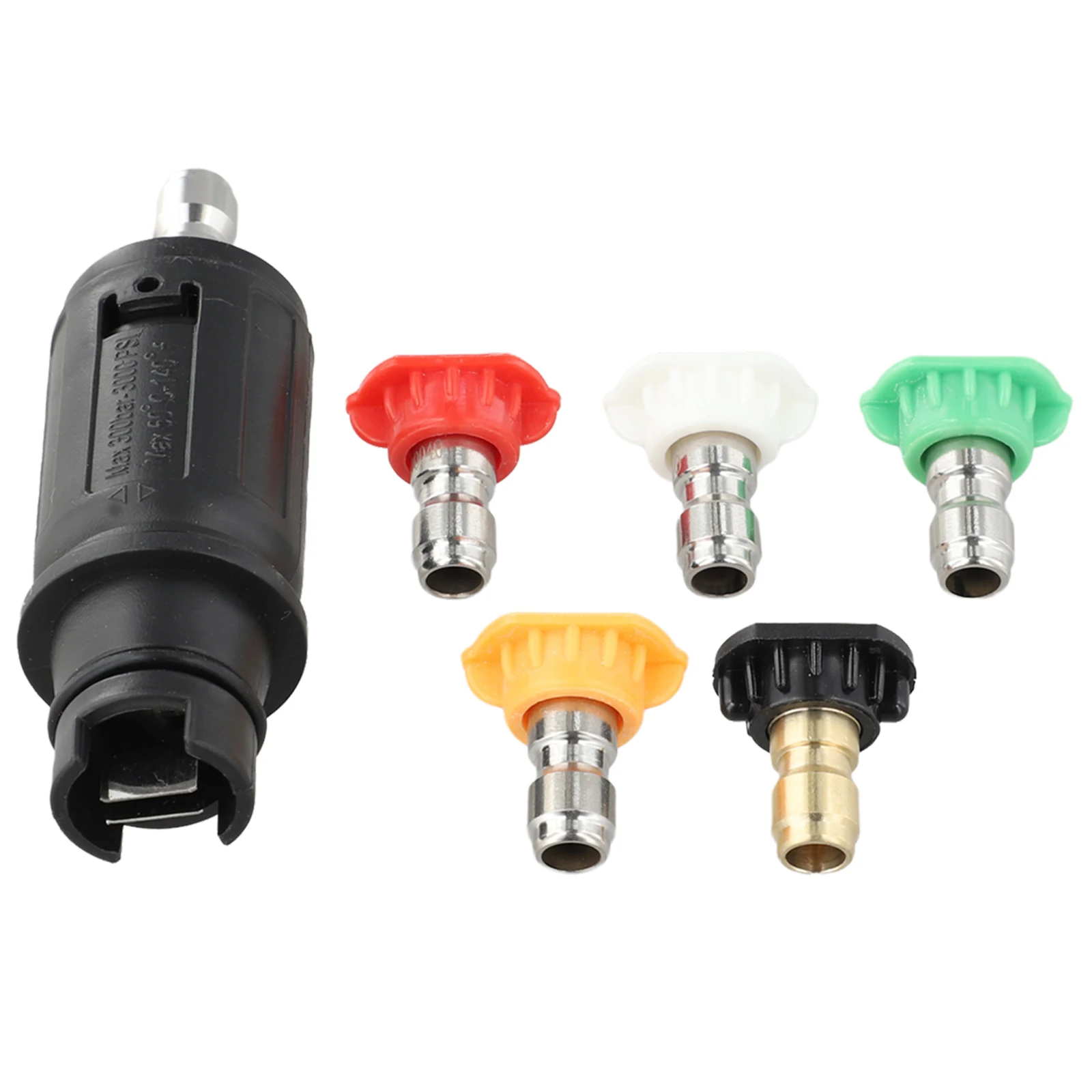 Multi-Spray Tips Adjustable Pressure Washer Compatible Pressure Washer Accessories Nozzle Tips 5 Nozzle Tips Included