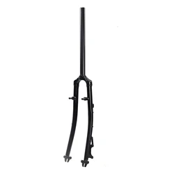 SILVEROCK Chromoly Steel Road Bike 700C Rigid Fork 1 inch 25.4mm 1 1 /8 28.6mm Disc V Brake Threadless Chrome Road Bicycle Forks