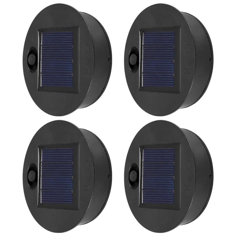 Outdoor Hanging Lantern Light, Peças de luz solar, substituição, redondo, impermeável, 4 pcs