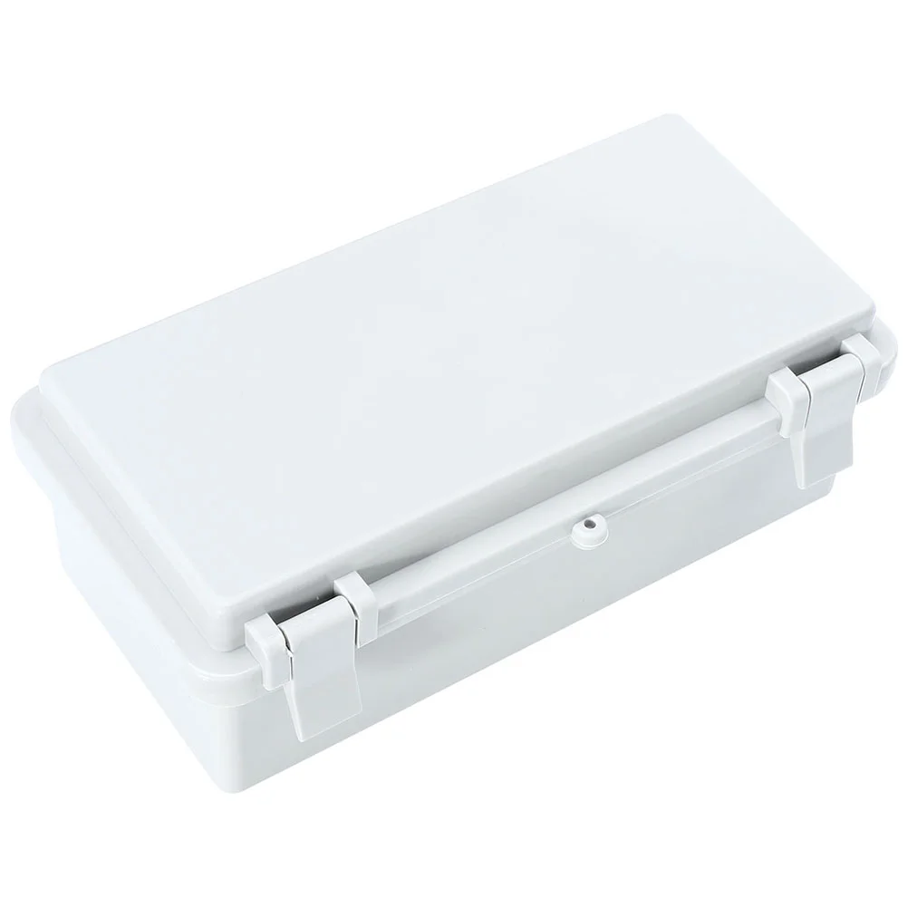 Cable Junction Box Waterproof Boxes for Outdoors Electronic Product White Abs Miss