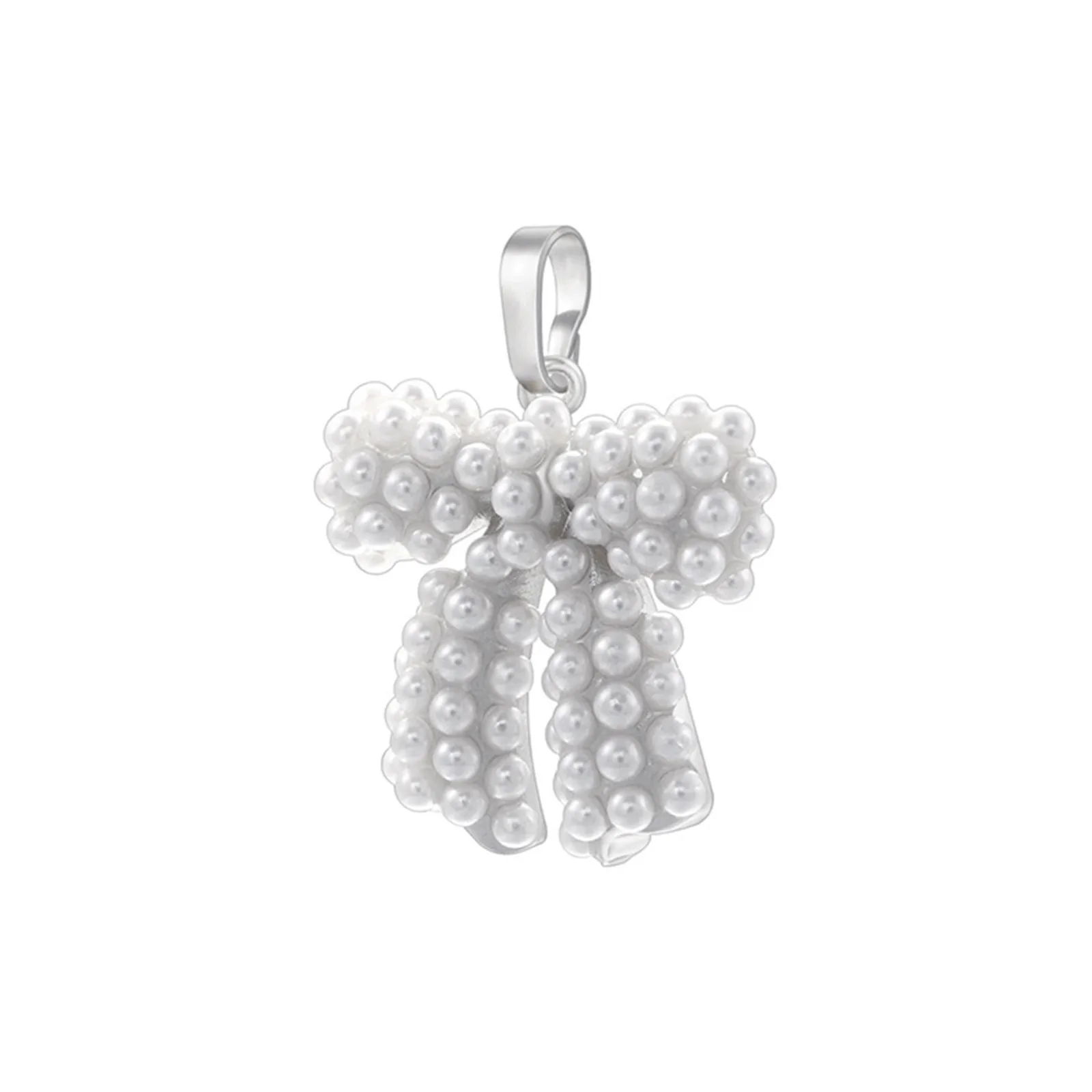 1pc Neue Messing Charme Mehrfarbige Bowknot 3D Acryl Imitation Perle Strass Anhänger Für Frauen DIY Schmuck Machen Halskette Geschenke – Detail 7
