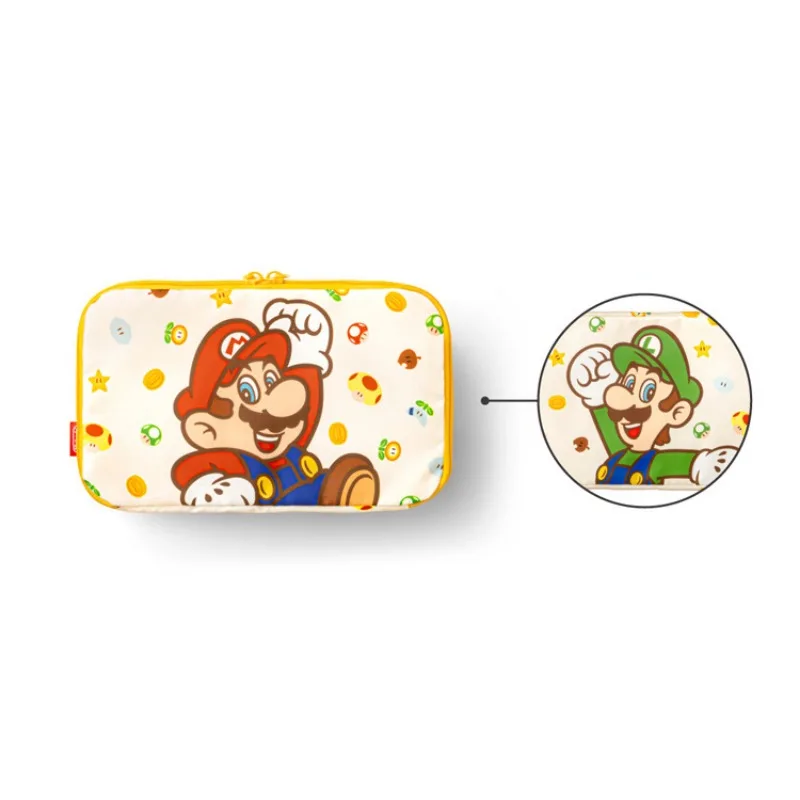 3 pezzi Super Mario Bros Borsa da viaggio Anime Bagagli di grande capacità Abbigliamento Borsa portaoggetti per biancheria intima Borsa per