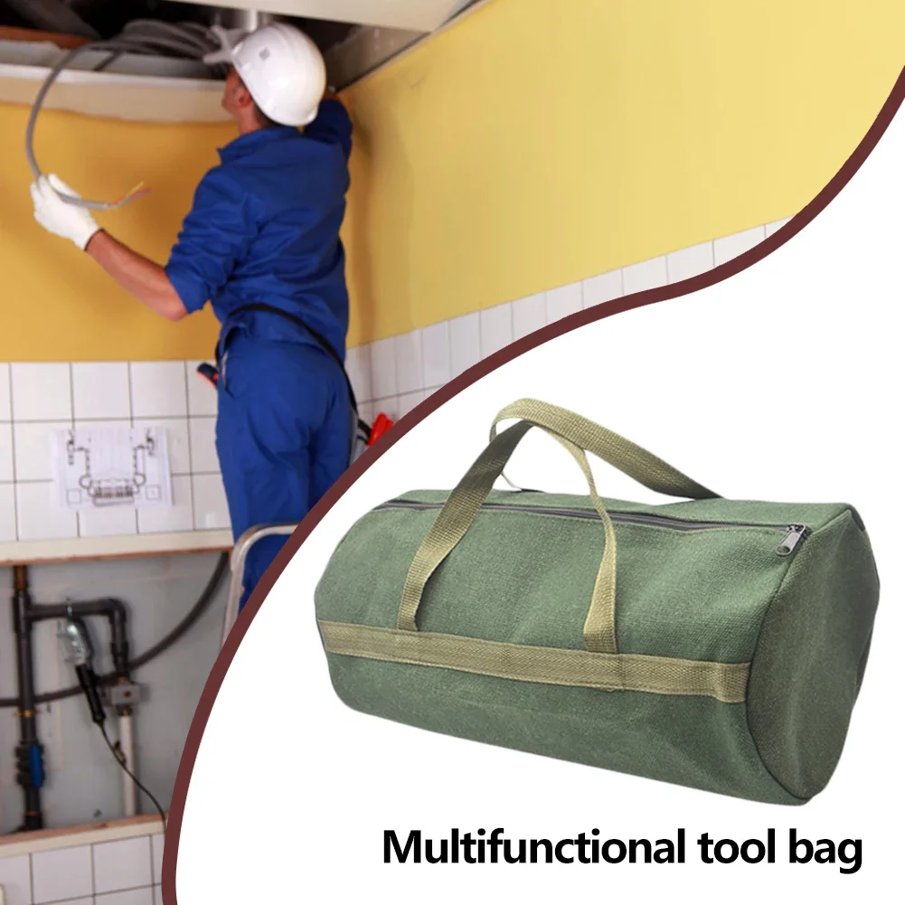 Multi-functional Canvas Tool Bag Hardware Screwdriver Wrench Electrician Toolkit