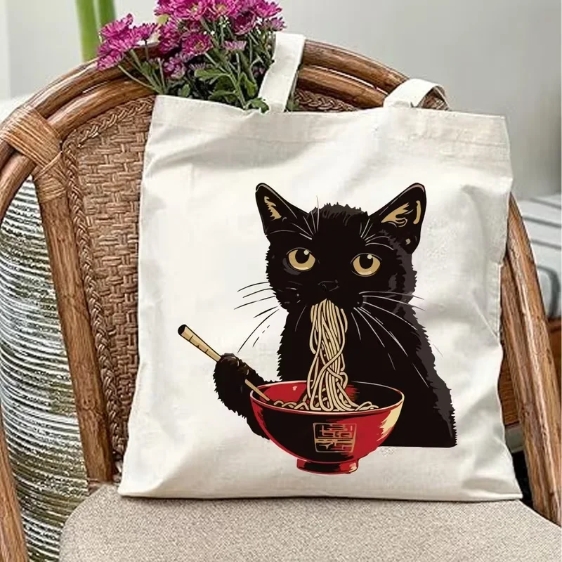 حقائب حمل ذات سعة كبيرة لرائد الفضاء من Neko - قطة لطيفة في بدلة الفضاء للنزهات والحفلات والسفر والتسوق وحقيبة النزهات الخارجية