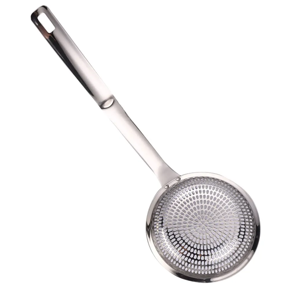 

Stainless Steel Colander Large Capacity For Noodles Pasta Kitchen Cooking Slotted Spoon Metal Strainer Spoon Kitchen